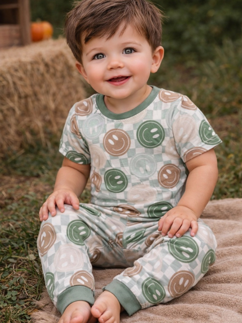 Rose Nicole Boutique Smiley Bamboo Set